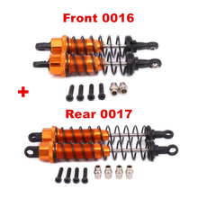 Aluminum oil filled Front&Rear Shock Absorber 0016 0017 For 1/12 WLtoy 12428 12423 RC Car Crawler Short Course Truck Upgrad Part