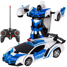 Boys Amazing Gifts Deformation Car Toys Automatic One-key Transform Robot Plastic Model Car Funny Toys For Kid Toy New Arrival