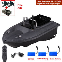 New Function Fixed Speed Cruise Remote Control Fishing Finder Boat 1.5KG 500M Dual Night Light Lure Fishing Smart RC Bait Boat