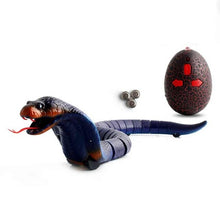 Novelty 1Pcs RC SnakeTerrifying Toy Plastic Infrared Funny Remote Control Snake Rattlesnake Mischief Christmas Gift Furniture