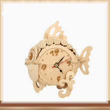 3D Smooth Wooden Clock Blocks for Children Kids Educational Toys DIY Assembly Model Clock Kit Toys Gift for Children Adult Teens