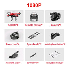 RC Helicopter Foldable Drone WIFI FPV With ESC Camera 4K HD 1080P RC Drone Four-Axis Aerial Remote Control Quadcopter Aircraft
