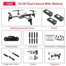 SG106 WiFi FPV RC Drone with 720P or 1080P or 4K HD Dual Camera Optical Flow Aerial Video RC Quadcopter for Toys Kid RC Dron