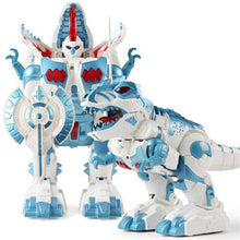 Remote Control Dinosaur Transformer Robot Walking Robot with Song Light RC Animal Toys Intelligent Dinosaur Robot Children Gifts