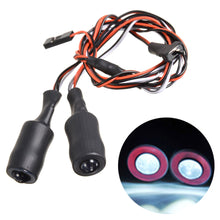 2 LEDs 10mm/13mm Red White Blue Yellow Green Angel Eyes LED Headlight Light For 1/10 RC Cars Truck