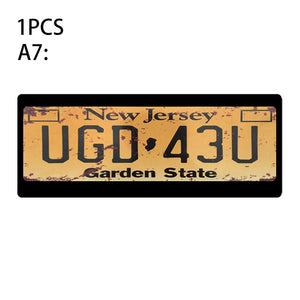 1Pcs RC Custom License Plate Metal Frame Strength Waterproof for 1:10 Tamiya CC01 Axial Scx10 Traxxas Trx-4 Trx4 Crawler Car