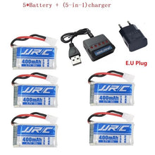 Lipo Battery 3.7v 400mAh 30C for JJRC H31 / JJRC H43hw Drone Li-Battery JJRC H31 Lipo Battery + ( 5in1 ) cable charger 3/4/5pcs