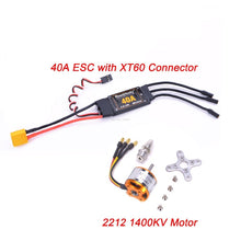 A2212 2212 1400KV / 2200KV Brushless Motor 40A ESC 6035 / 8060 Propeller SG90 9G Micro Servo for RC Fixed Wing Plane Helicopter