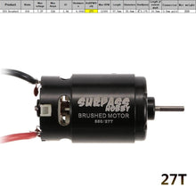 550 12T 21T 27T 35T Brushed Motor for 1/10 RC Car HSP HPI Wltoys Kyosho Off-Road Rock Crawler Climbing RC Car RC Brushed