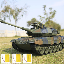 New Boy Smoke Simulation Function RC Toy Tank 2.4G Sound Light Russia T90 German 2A6 Military Main Battle Tank Model With Bullet