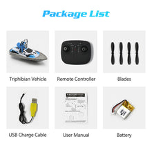 RC Boat Flying Air Boat Radio-Controlled Machine on the Control Panel Birthday Christmas Gifts Remote Control Toys for Kids