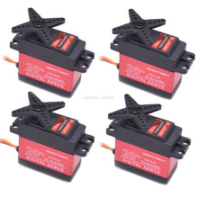 Update 180 Degree RC servo 20KG / 25KG / 30KG full metal gear digital servo baja Waterproof of Version 25T Arm for cars RC Toy