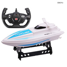 EBOYU 301 High Speed RC Boat Remote Control Race Boat 4 Channels for Pools, Lakes and Outdoor Adventure (Only Works In Water)