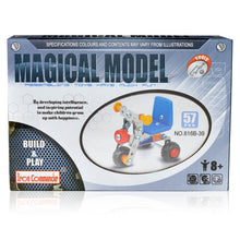 10 Types Magical Model Building Kit Construction Metal Assembly Set 3D Stainless Steel Block Toys For Boys Christmas Gift