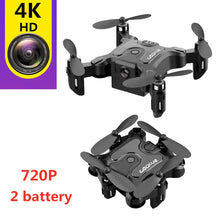 Mini Drone with Camera HD Foldable Drones One-Key Return FPV Quadcopter Follow Me RC Helicopter Quadrocopter Kid's Toys