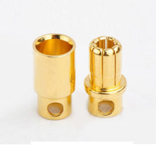 10pcs 2.0mm 3.5mm 4.0mm 5.0mm 5.5mm 6.0mm 6.5mm 8.0mm Banana Gold Bullet Connector Plug For Battery Connector Motor ESC RC Parts