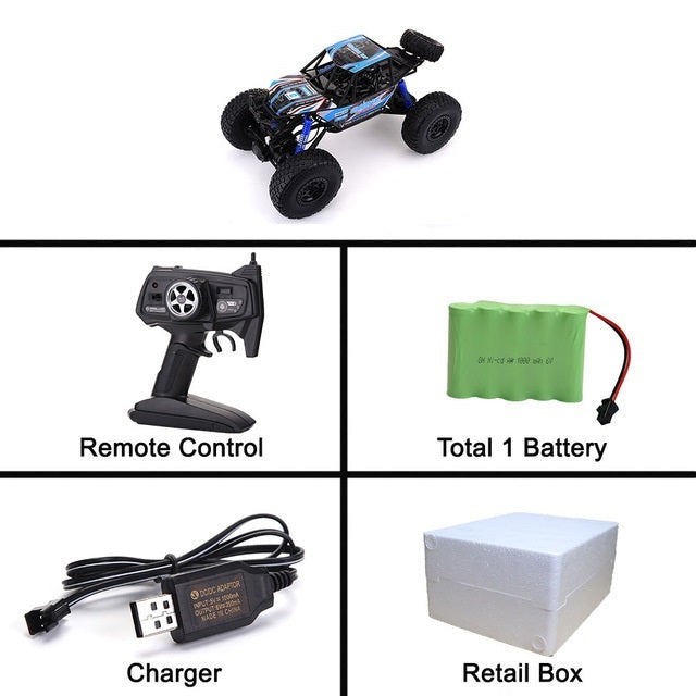 RC car rock crawler 1:14 2.4GHZ 4WD Off-road Climbing Water Proof Remote control Car Electronic Toy rc car