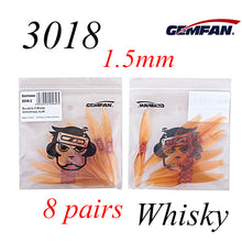 Gemfan Hurricane 3018 3x1.8 3 Inch 2-Blade Propeller 1.5mm /2.0mm Hole T Mount for RC Drone FPV Racing Toothpick Frame