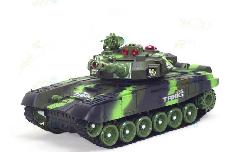 2017 new Tank world Remote battle tank 9995 44cm large size Track charging remote control vehicle car model Parent-child toy