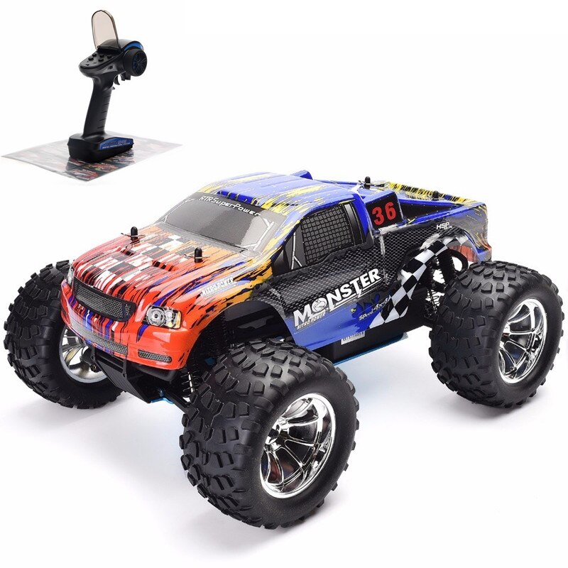 HSP RC Car 1:10 Scale Two Speed Off Road Monster Truck Nitro Gas Power 4wd Remote Control Car High Speed Hobby Racing RC Vehicle