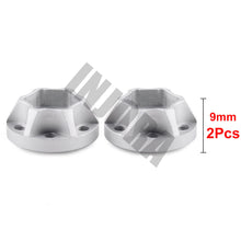 INJORA 2PCS Aluminum Alloy 12mm Wheel Hex Hub for 1/10 RC Crawler 1.9 2.2 Wheel Rim Axial SCX10 Traxxas TRX4 D90