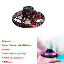 Mini Drone UFO Sensor Gyro Toy Personality Especially Creative Added Interest Kids Rechargeable Induction Lighting Toys Gift