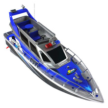 FBIL-Police Remote Control Boat 1:20 Police Speed Boat Rc Boat Electric Full Function Large 4-Channel Patrol Boat Remote Contr