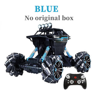 1:12 2.4G RC Car with Mecanum Wheel High Speed 4WD Drift Climbing Remote Control Stunt Car Deformation Off-Road Vehicle Toy