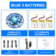 Eachine E111 Mini Drone UFO Infrared Sensing Control Hand Flying Aircraft Quadcopter Infraed Induction Intlligent BNF RC Kid Toy