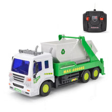 1:16 Large Garbage Truck Toys Kids Clean Car Boys Sanitation Trash Trucks Big Vehicle Alloy Car Model Children Christmas Gift