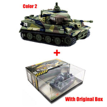 14CH 1:72 RC Tank Toy Great Wall 2117 Remote Control Tank Mini Tiger Battle Tank Toy Best Christmas Gift for Kids