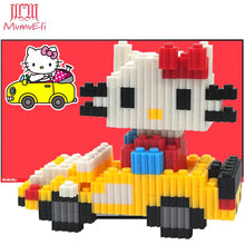 MUMUELI Mini Cute Cat Assembly DIY Anime Figure 3D Building Model Kit Blocks Crafts for Girl Children Kids Resin Toys DTSET-1