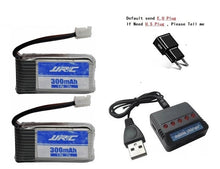 Original JJRC H56 battery 3.7V 300mAh For JJRC H56 T2G Drone Battery for RC Quadcopter Spare Part Lipo Battery and Charger 5in1