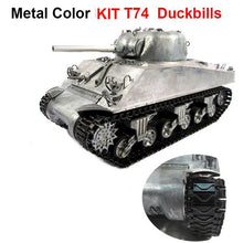 MATO World War II M4A3(75)W Sherman 100% Complete Metal Remote Control Recoil Barrel Infrared Battle Tanks 1/16 Scale