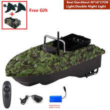 New Function Fixed Speed Cruise Remote Control Fishing Finder Boat 1.5KG 500M Dual Night Light Lure Fishing Smart RC Bait Boat
