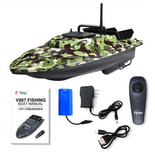 Flytec V007 Intelligent 500m Control Fishing Finder Bait RC Boat Fishing Boat 4.8km/h Double Motor with LED Boat Searchlight