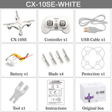Cheerson CX-10SE Mini Dron Quad Copter Pocket Drone Remote Control Kid Toy 4CH 3D Flips RC NaNo Quadcopter Helicopter RTF VS H20