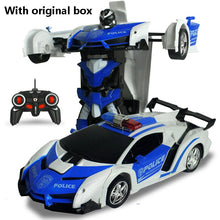 New Rc Car Deformation 2 in 1 RC Car Driving Sports Cars drive Deformation Robots Models Remote Control Car RC Fighting Toy Gift