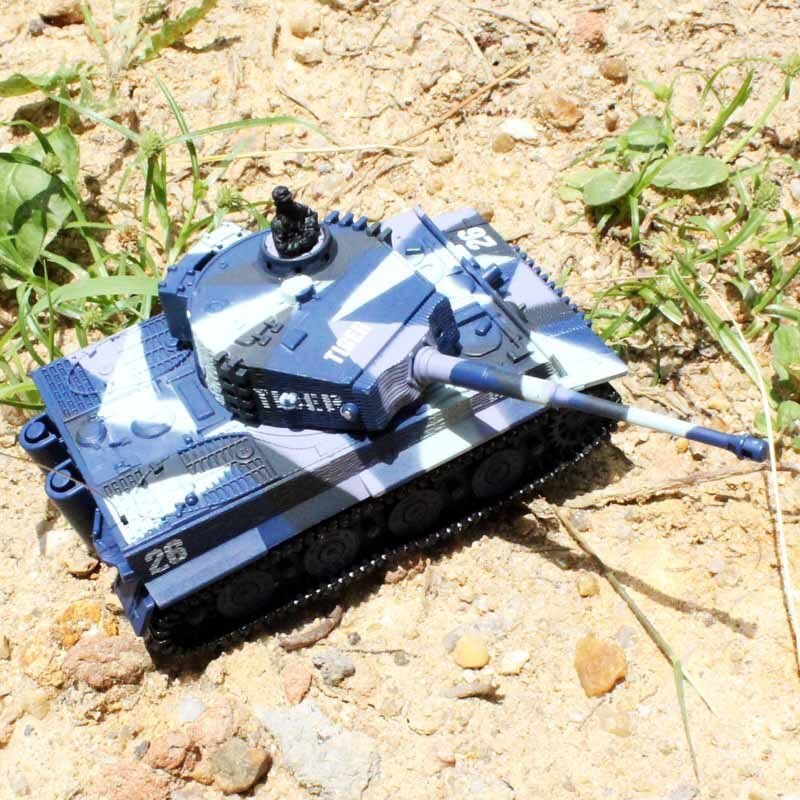 Hot Selling Mini Radio Remote Control Tank RC German Military Tiger Tank with Sound Light Toy For Childs