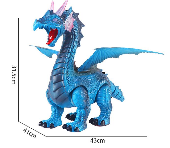Remote Control Animal Toy Spray Dinosaur Remote Control Ice Dragon Fire Dragon Will Spray Fire Dragon Simulation Animal Model