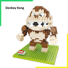 Pixels PacMan Micro Blocks Model DIY Assemble Action CartoonFigure Donkey Kong Qbert Building Kit Toy Boy Gift Cartoon 9617-9620