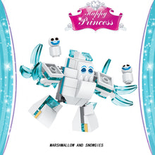 316pcs Dream Princess Elsa's Ice Castle Princess Elsa Anna Olaf Building Blocks Bricks Model Kit Toys Gifts 41062