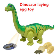 Dinosaur toy suit electronic Laying eggs crawl Sound and light projection Real animal pet pop jurrasic world