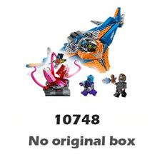 665pcs Super Heroes Guardians of the Galaxy Milano Spaceship Rescue 10251 Assemble Building Blocks Gamora Compatible with Lego
