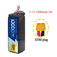 ZDF RC Car Lipo Battery 2S 3S 7.4V / 11.1V 10000mah 35C Max 70C XT90 / XT60/ T Plug For Rc Airplane Traxxas Car RC Truck