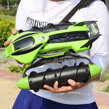 RC Stunt Tank Nitro Remote Control Car Caminhao De Controle Remoto Driving OnWater and Land Amphibious Electric Toys Children