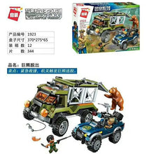 Forest Police Headquarters Mobile Fort Helicopter Model Assembling Bricks Building Blocks Kit DIY Toys Compatible Legoinglys