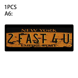 1Pcs RC Custom License Plate Metal Frame Strength Waterproof for 1:10 Tamiya CC01 Axial Scx10 Traxxas Trx-4 Trx4 Crawler Car