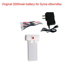 Original SYMA X8SW X8SC X8 Pro Battery Ultra-high Capacity 7.4V 2000mAh Battery RC Drone Helicopter Syma X8sw X8SC series parts
