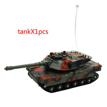 1:24 2PCS Rc Battle Tank Fight Crawler Chariot Train Simulation Interest Outdoor 180 Cannon Rotation Sweep Collection Multicolor